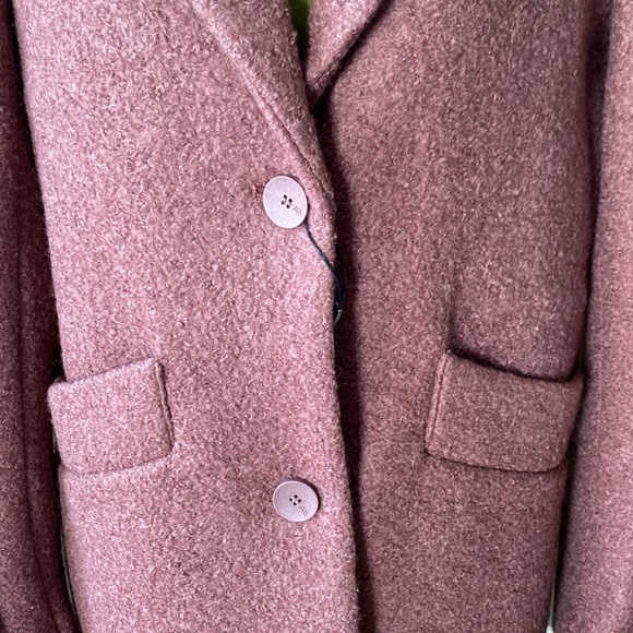 New women’s Sz S elegant pink business brown jacket coat - Picture 10 of 12